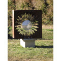 escultura de arte al aire libre parque temático jardín corten escultura de acero